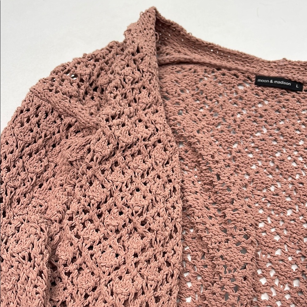 Moon & Madison Taupe Knit Cardigan - Picture 10 of 11